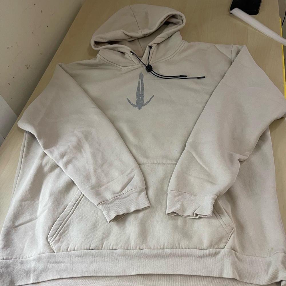 Catch Men's Cream Hoodie